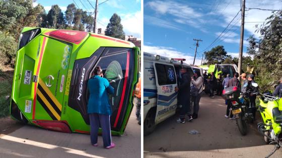 Aparatoso accidente de tránsito dejó a 16 menores heridos en Ciudad Bolívar 