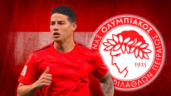 James en el Olympiakos