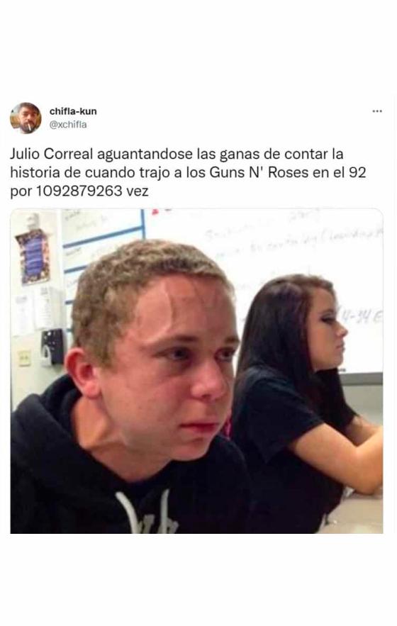 Los memes que dejó el concierto de Guns N' Roses en Bogotá