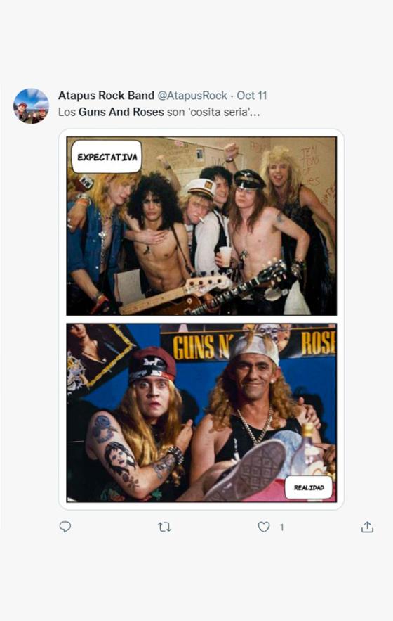 Los memes que dejó el concierto de Guns N' Roses en Bogotá