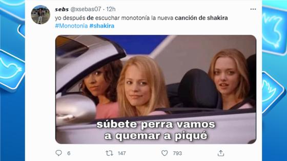 Los memes que dejó 'Monotonía', la nueva canción de Shakira