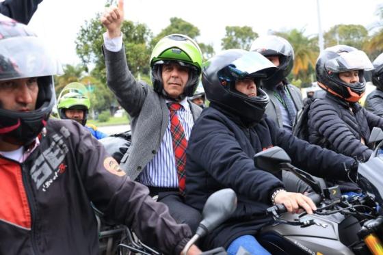 Ministro Transporte Guillermo Reyes motociclistas acuerdos 