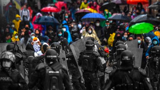 Protestas en Bogotá