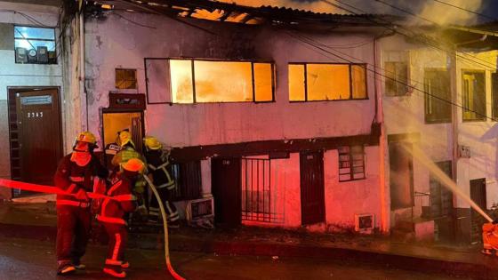 Cuatro personas mueren asfixiadas por un incendio en Manizales