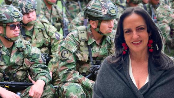 María Fernanda Cabal militares navidad