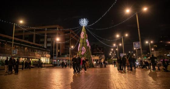 Alumbrado navideño Bogotá