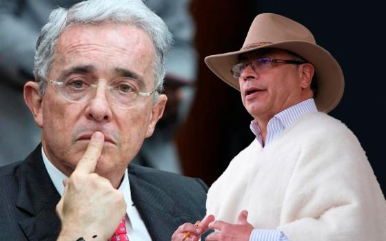 Gustavo Petro y Álvaro Uribe Gustavo Petro