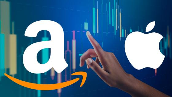 Amazon y Apple: así puede ganar dinero comprando sus acciones