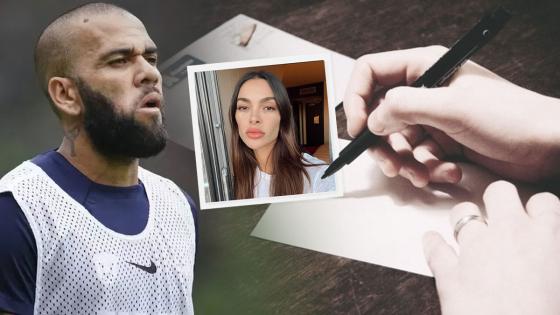 Carta de Dani Alves a Joana Sanz