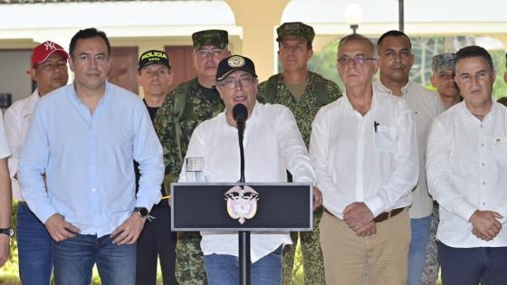 fin cese al fuego bilateral Clan Del Golfo Gustavo Petro 