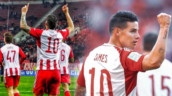 James Rodríguez regresa a entrenamientos con el Olympiacos