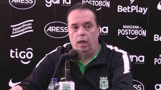 Mauricio Navarro: resistido presidente de Atlético Nacional