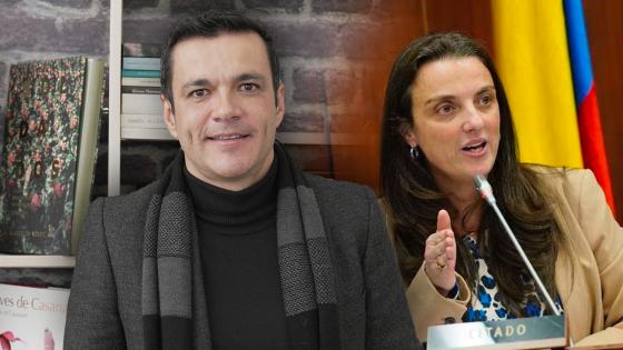 Juan Diego Alvira y Karen Abudinen