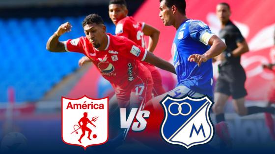 Millonarios vence al América de Cali de visitante