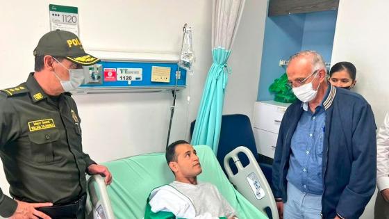 Iván Velásquez visita a policías en Tibú