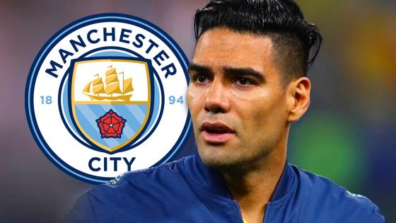 Radamel Falcao fue visto en la concentración del City