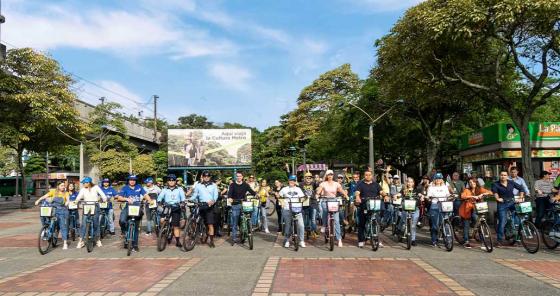 bicicletas eléctricas públicas Medellín Encicla