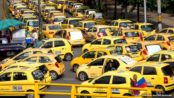 Paro taxistas Medellín