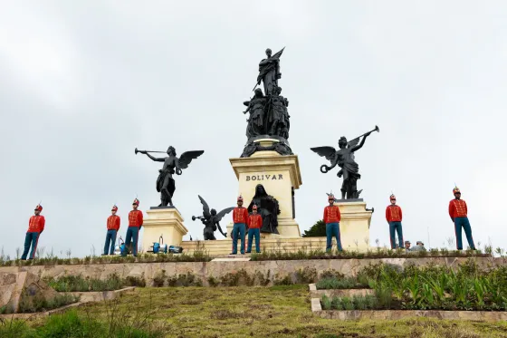 Celebración del 7 de agosto en el Puente de Boyacá