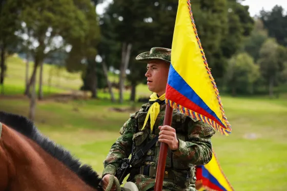 Celebración de un nuevo cumpleaños del Ejército Nacional