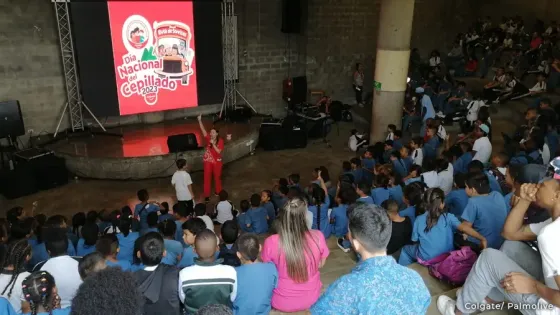 Con todos los niños del país, se celebró el 'Día Nacional del Cepillado'