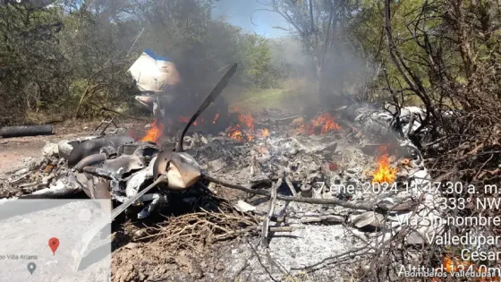 Un muerto y cinco heridos, el saldo de la avioneta accidentada en Valledupar Un muerto y cinco heridos, el saldo de la avioneta accidentada en Valledupar