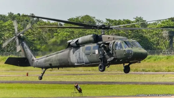 helicóptero accidentado