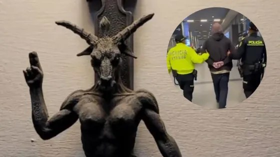 Entre altares satánicos y deidades fue capturado narco alemán en Colombia
