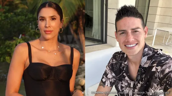 Daniela Ospina y James Rodríguez