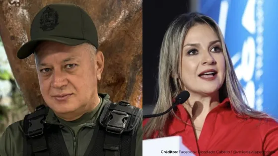 Fuerte rifirrafe entre Vicky Dávila y Diosdado Cabello 