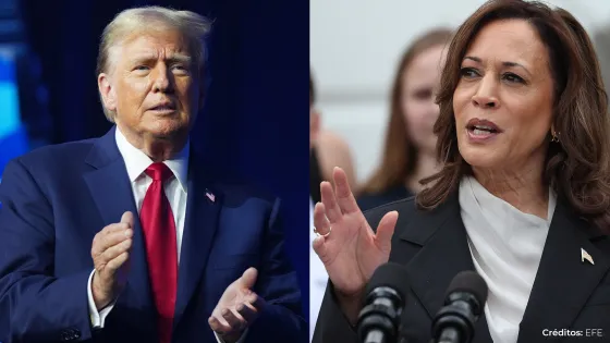 Kamala Harris y Donald Trump