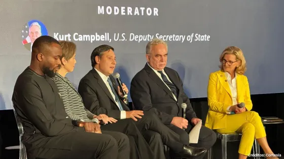 Ministro Mauricio Lizcano en la ONU. 