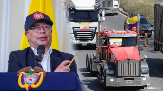 "La clase obrera hoy debe salir a defender el país": Petro frente al paro camionero