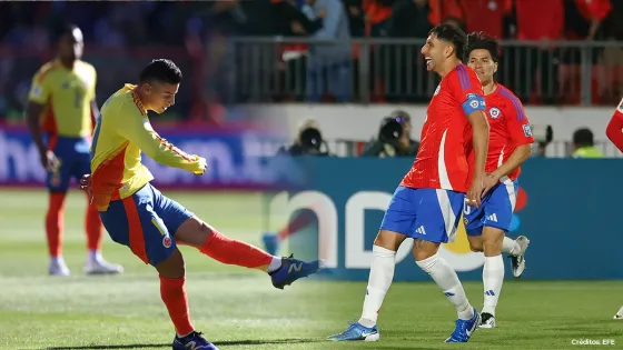 Selección Colombia vs Chile