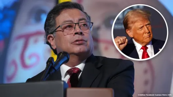 Gustavo Petro y Trump 