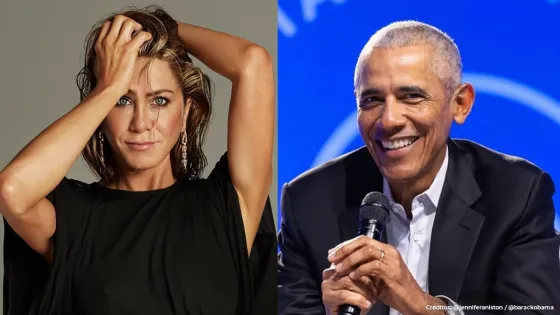 Jennifer Aniston y Barack Obama