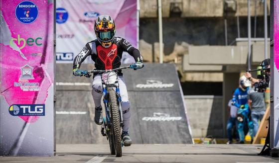 Tomás Slavik, número 1 en downhill en Manizales