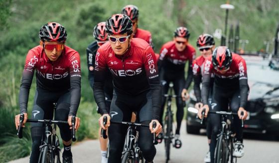 Team Ineos para el Tour Colombia