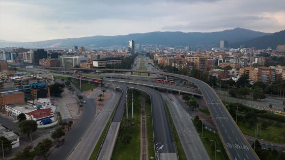 Las autoridades colombianas anunciaron un simulacro de aislamiento obligatorio como medida preventiva contra la propagación del COVID-19 en algunas ciudades del país.   Foto: Juan David Moreno/ Anadolu