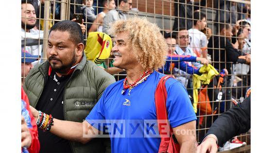 Entrenamiento de las leyendas de la Selección Colombia previó al compromiso con las leyendas del Barcelona.