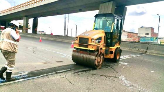 Mantenimiento vial en Bogotá