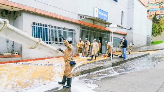 Mantenimiento vial en Bogotá