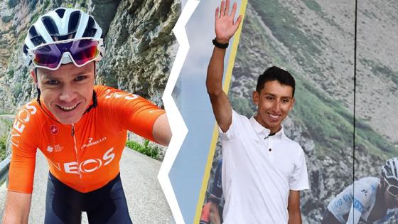 Chris Froome y Egan Bernal Team Ineos