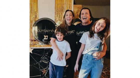 Carlos Vives con su familia en cuarentena 