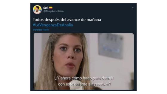 Memes de La Venganza de Analía.