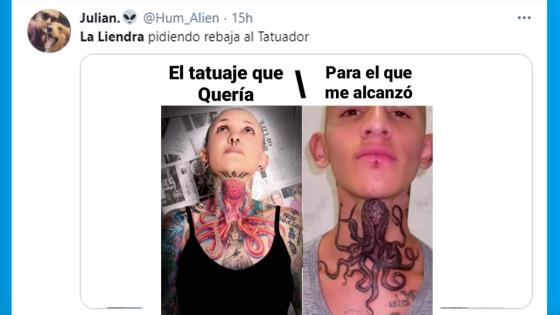 Memes tatuajes La Liendra