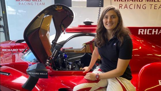 Tatiana Calderón calienta motores para Las 24 Horas de Le Mans