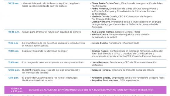 agenda She Is Forum 