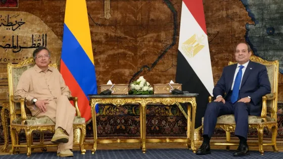 Gustavo Petro, presidente de Colombia; y Abdelfatah Al Sisi, presidente de Egipto. Gustavo Petro, presidente de Colombia; y Abdelfatah Al Sisi, presidente de Egipto.
