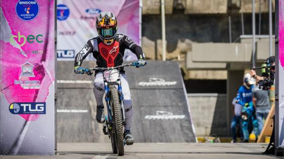 Tomás Slavik, número 1 en downhill en Manizales